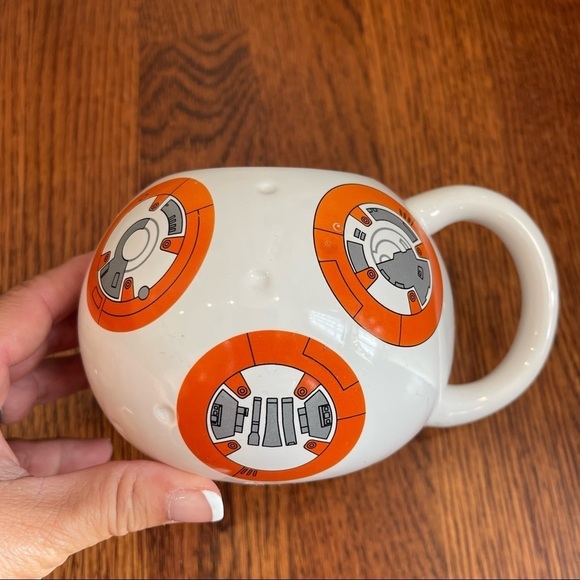 Disney Star Wars BB-8 Droid Disney 3D Character Mug Coffee Cup No Lid - Picture 2 of 9